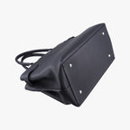 Louis Vuitton Lockme Day Noir Grain Calf Leather Handbag — view 7