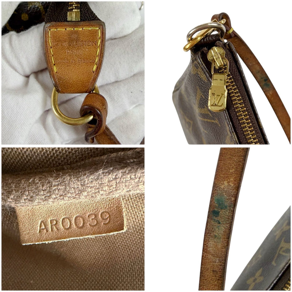 Louis Vuitton Pochette Monogram Lambskin Pouch Mini Handbag — view 9