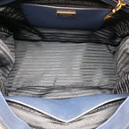 Prada Galleria Blue Saffiano Leather 14 Handbag — view 9