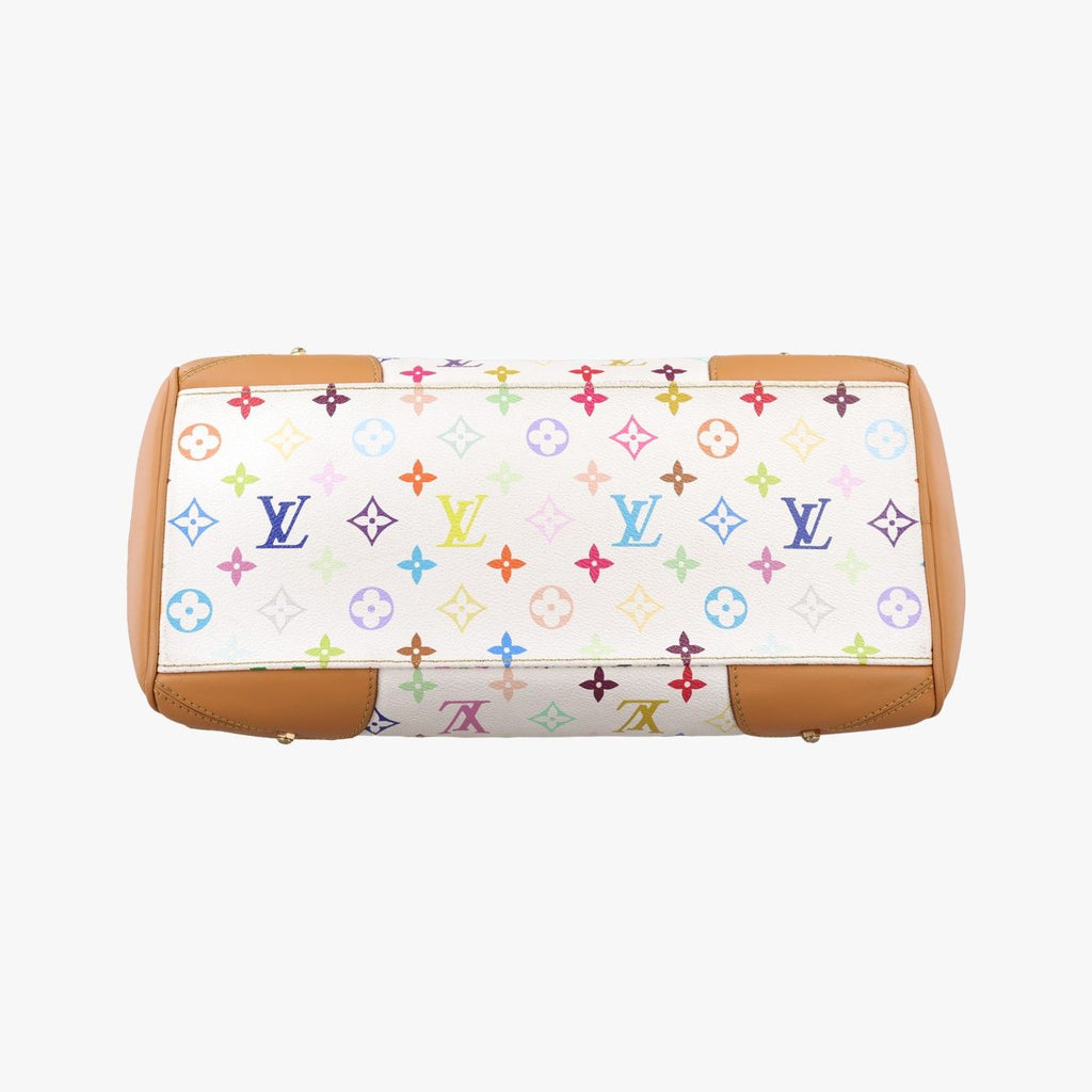 Louis Vuitton Claudia Blanc Monogram Multicolor Handbag — view 3