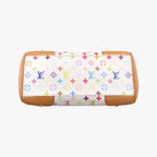 Louis Vuitton Claudia Blanc Monogram Multicolor Handbag — view 3