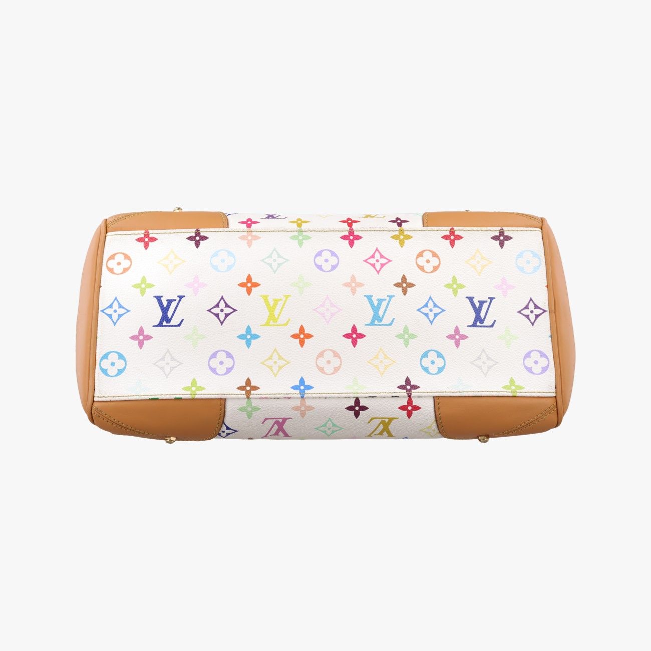 Louis Vuitton Claudia Blanc Monogram Multicolor Handbag — view 3