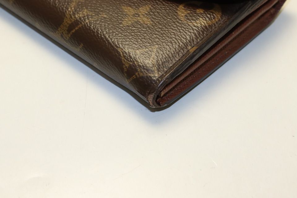 Louis Vuitton Monogram Portefeuille Sarah Leather Bifold Wallet — view 5