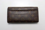 Louis Vuitton Monogram Portefeuille Sarah Leather Bifold Wallet — view 2