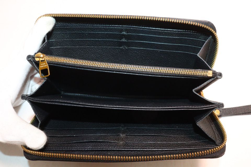 Louis Vuitton Monogram Empreinte Leather Zip Around Wallet — view 5