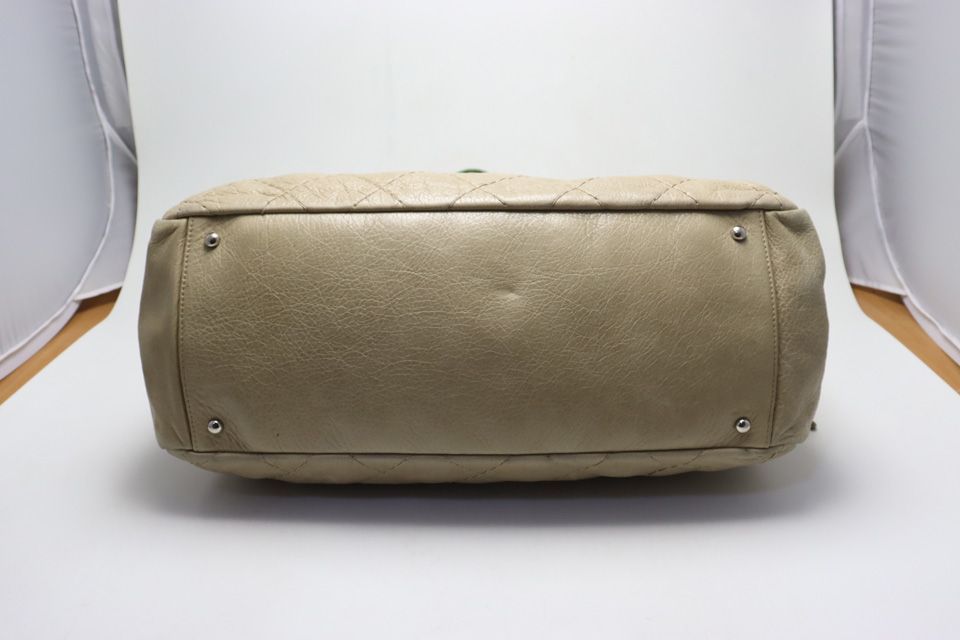 Chanel Quilted on the Road Leather Tote — view 3