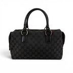 Gucci GG Canvas Mini Boston Bag Black — view 3