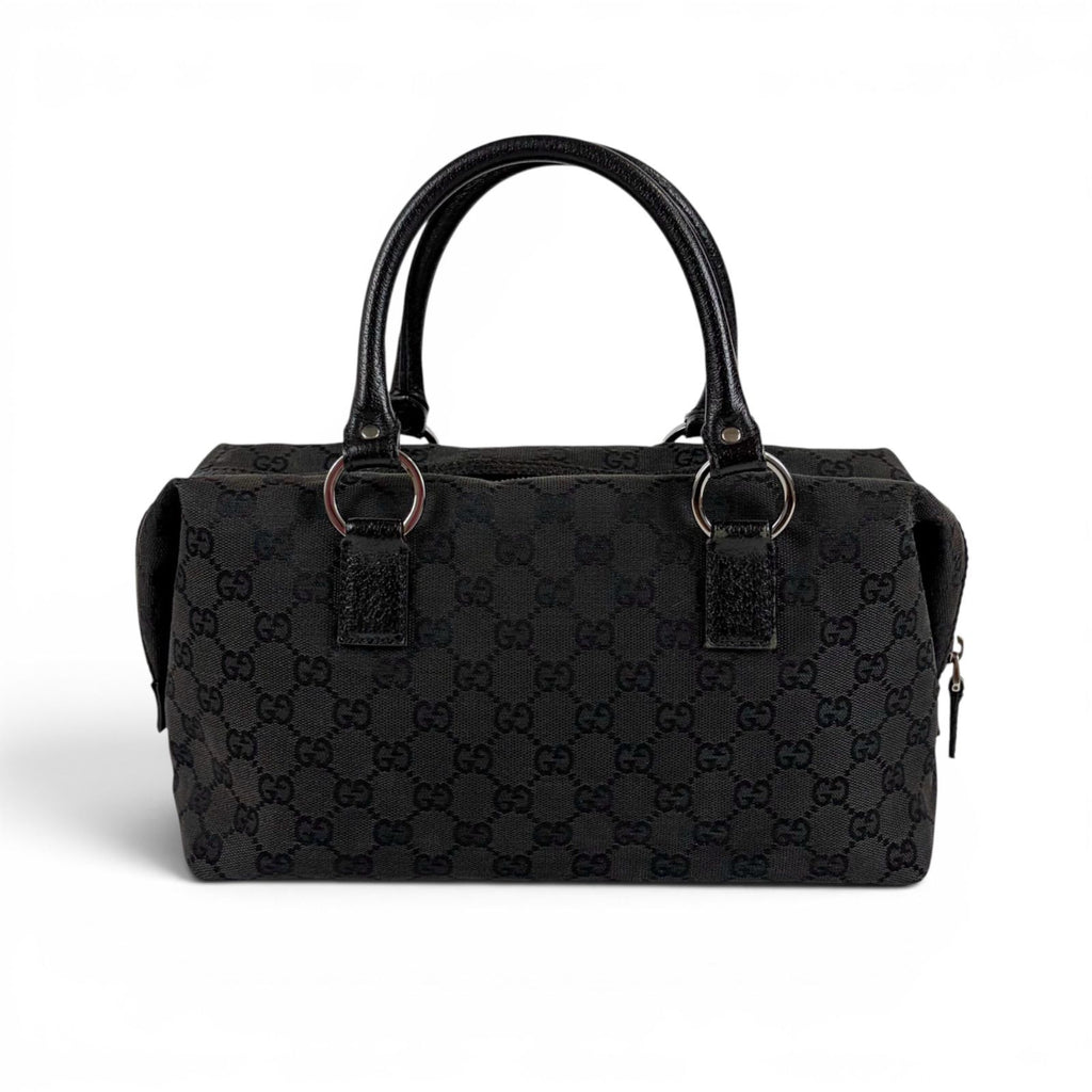 Gucci GG Canvas Mini Boston Bag Black — view 2