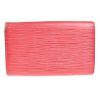 Louis Vuitton Porte-Monnaie Billets Tresor Red Bifold Wallet Epi Leather — view 3
