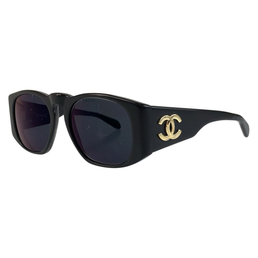 Chanel CC Logo Black Acetate 11 Sunglasses Eyewear