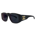 Chanel CC Logo Black Acetate 11 Sunglasses Eyewear