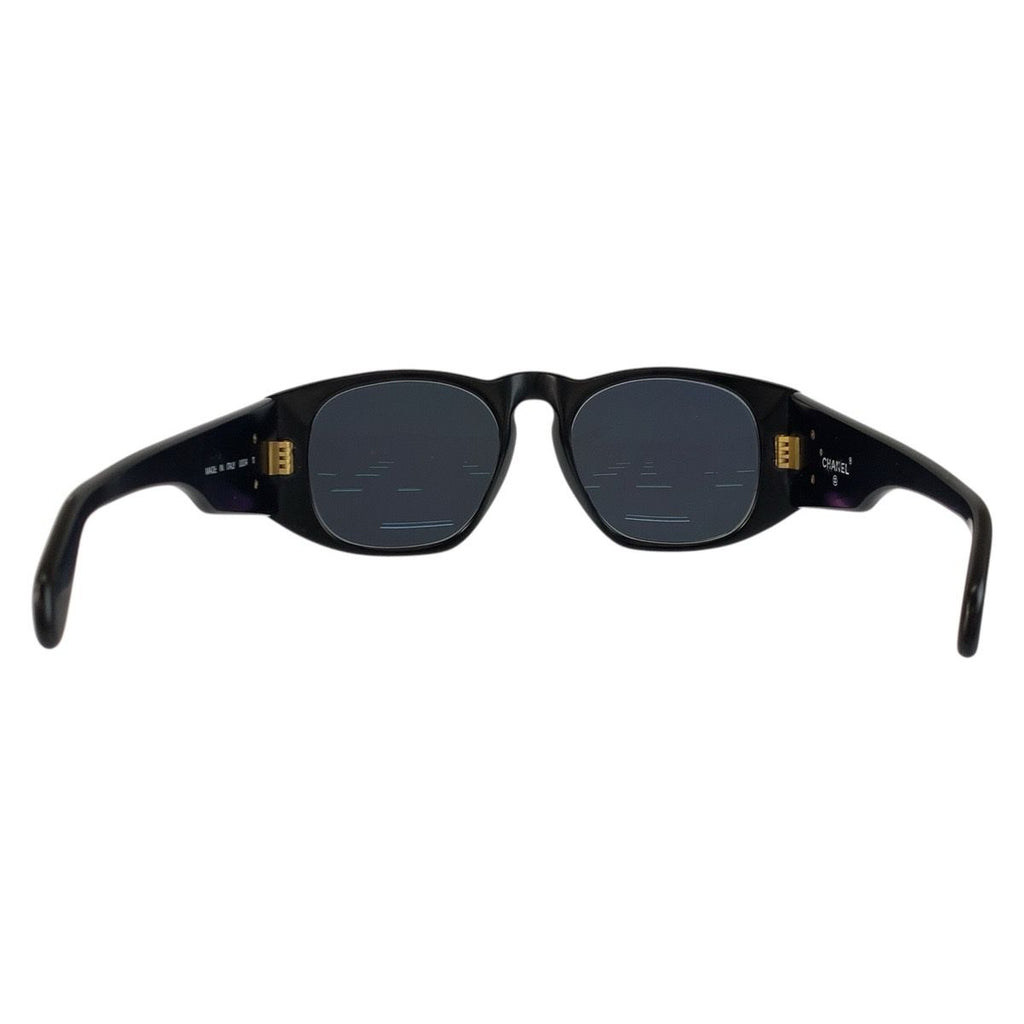 Chanel CC Logo Black Acetate 11 Sunglasses Eyewear — view 3