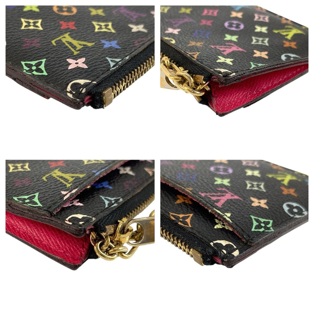 Louis Vuitton Monogram Multicolor Pochette Cles Coin Case with — view 7