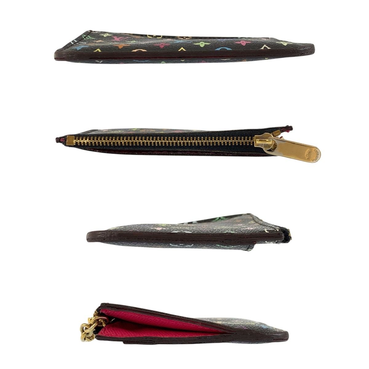 Louis Vuitton Monogram Multicolor Pochette Cles Coin Case with — view 9