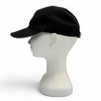 Dior Homme Cotton 100% Leather Logo Print Hat Cap Black — view 2