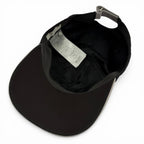 Dior Homme Cotton 100% Leather Logo Print Hat Cap Black — view 5