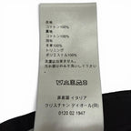 Dior Homme Cotton 100% Leather Logo Print Hat Cap Black — view 9