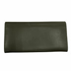 Fendi Peekaboo Leather Continental Wallet Dark Green Gold — view 3