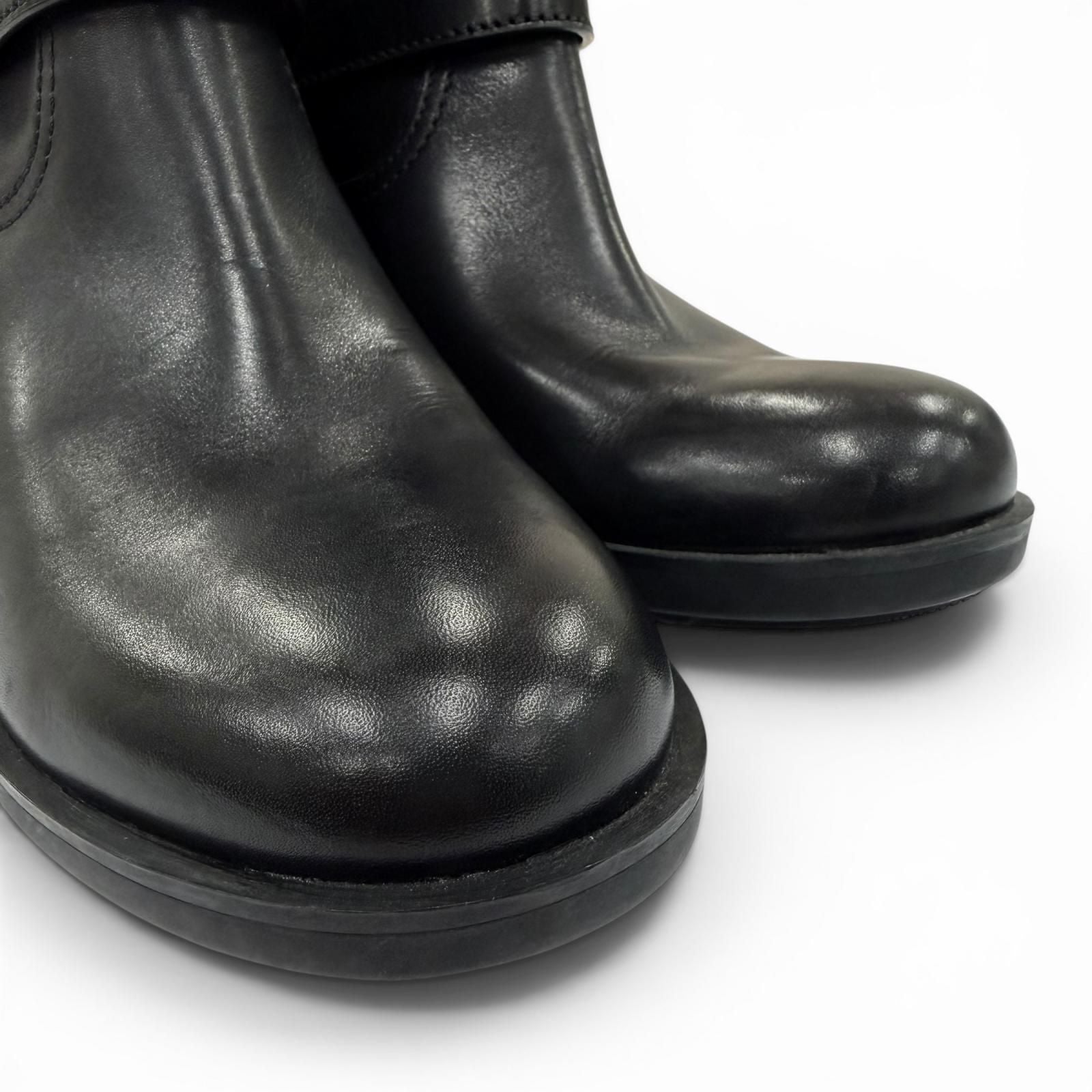 Prada Belt Boot Black — view 7
