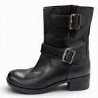 Prada Belt Boot Black — view 4