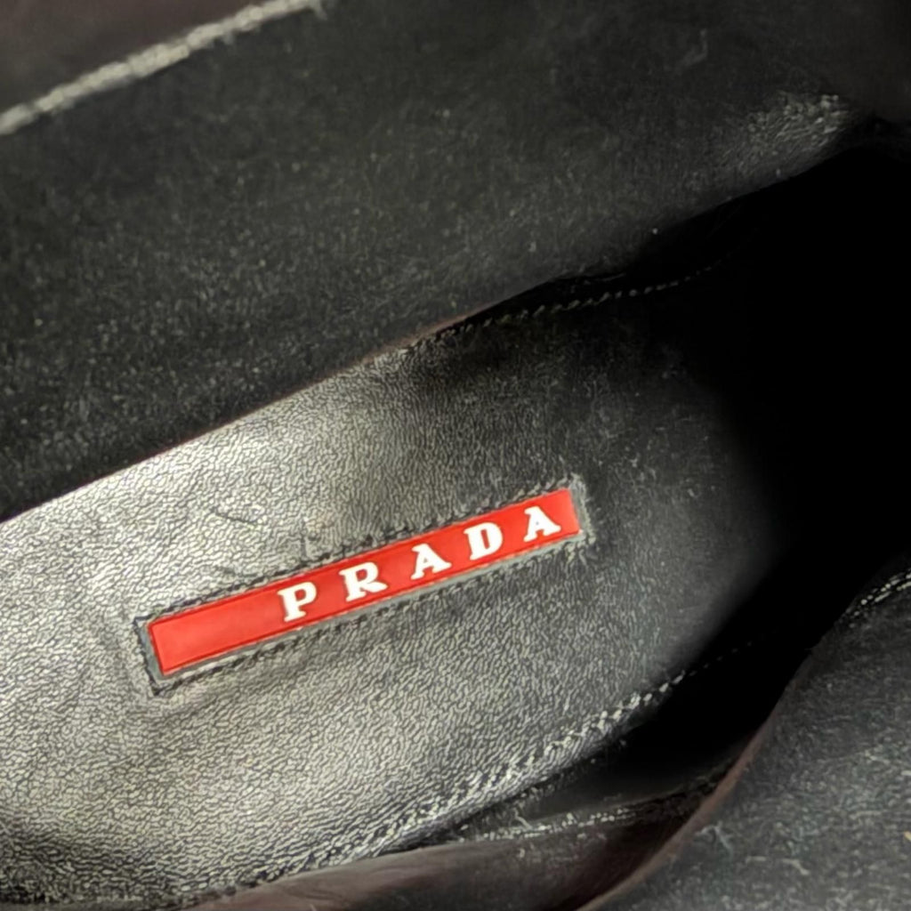 Prada Belt Boot Black — view 9