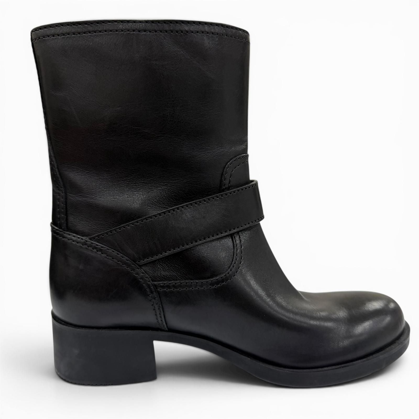 Prada Belt Boot Black — view 5