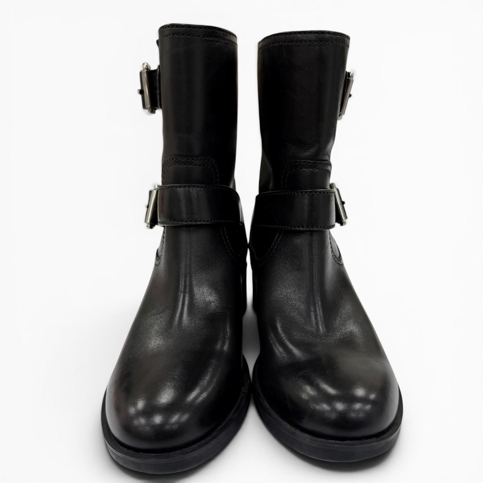 Prada Belt Boot Black — view 3