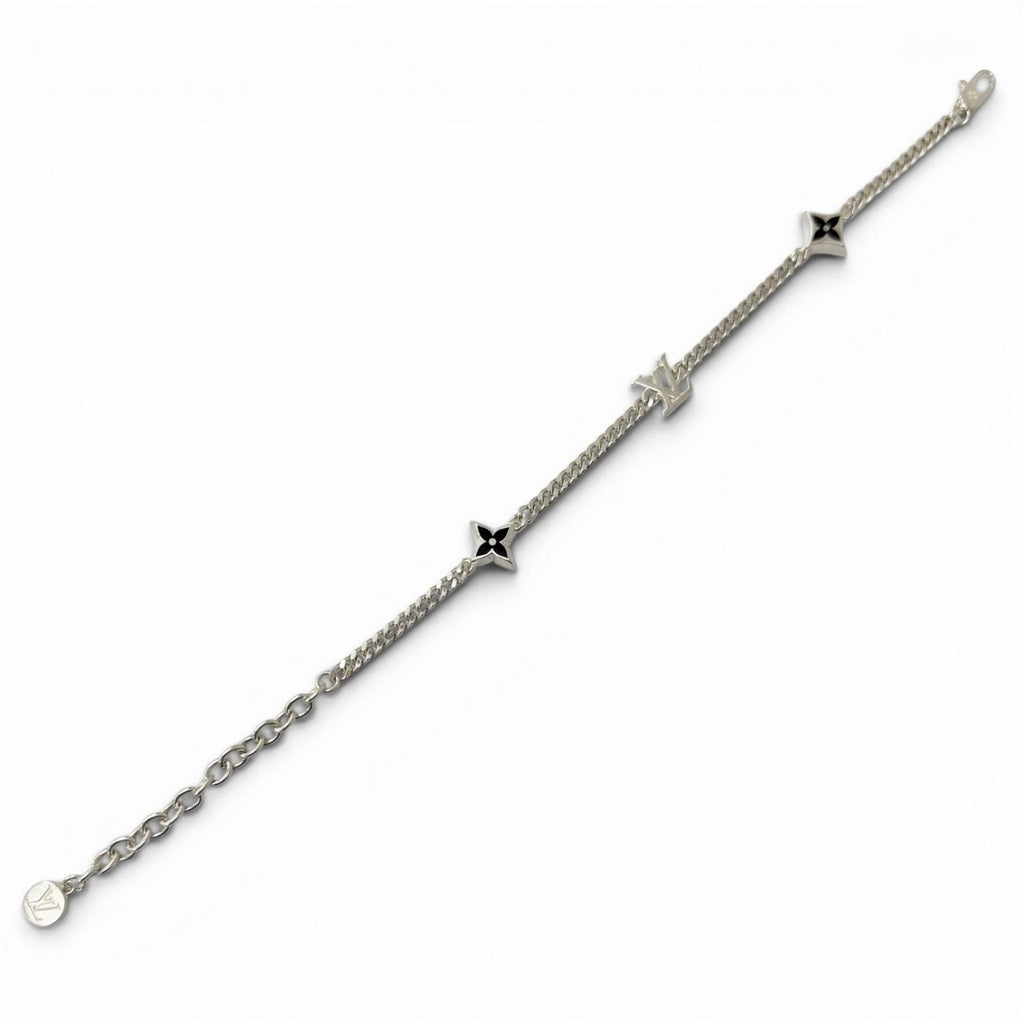 Louis Vuitton Bracelet LV Spike Monogram Flower Silver — view 3