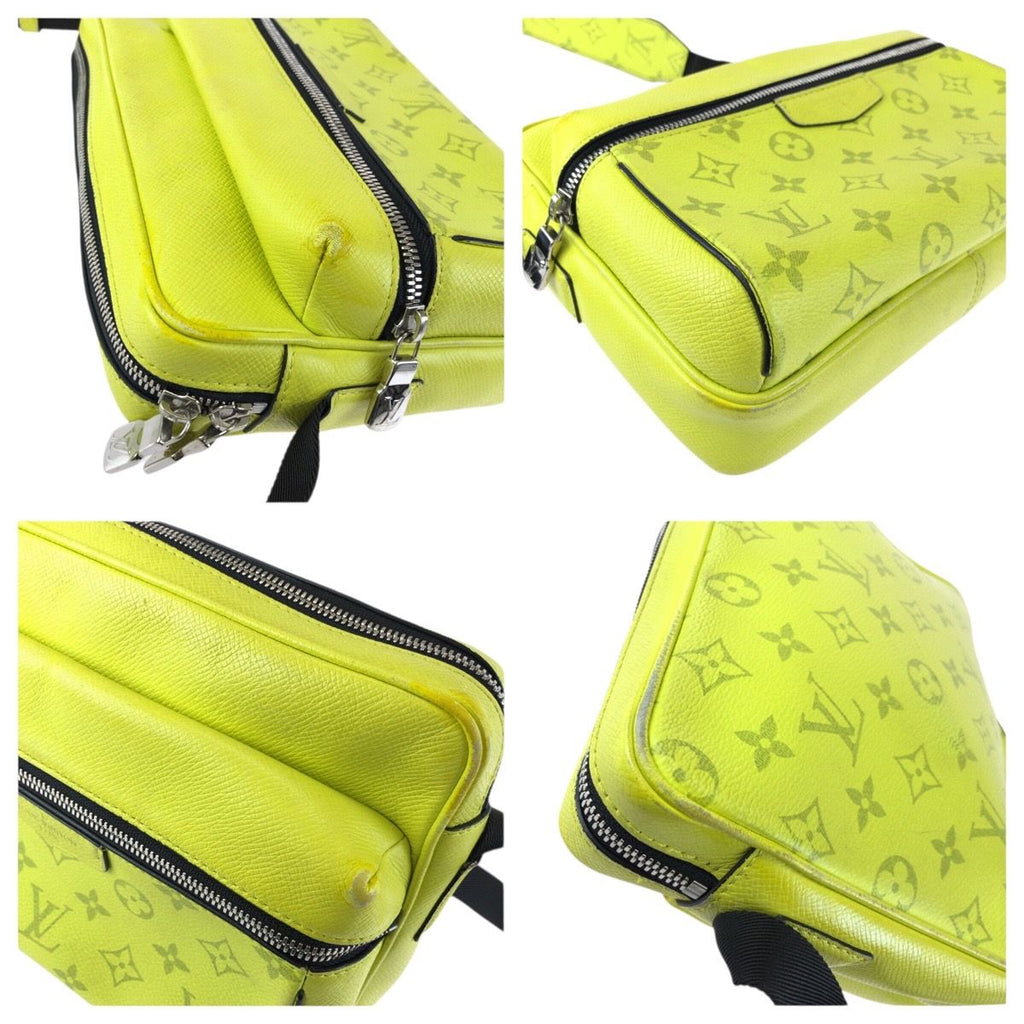 Louis Vuitton Taigarama Monogram Outdoor Messenger PM Yellow Black Shoulder — view 5