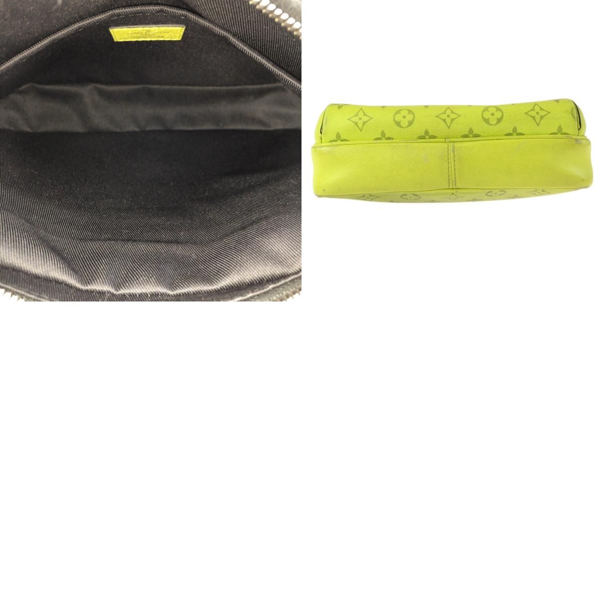 Louis Vuitton Taigarama Monogram Outdoor Messenger PM Yellow Black Shoulder — view 9