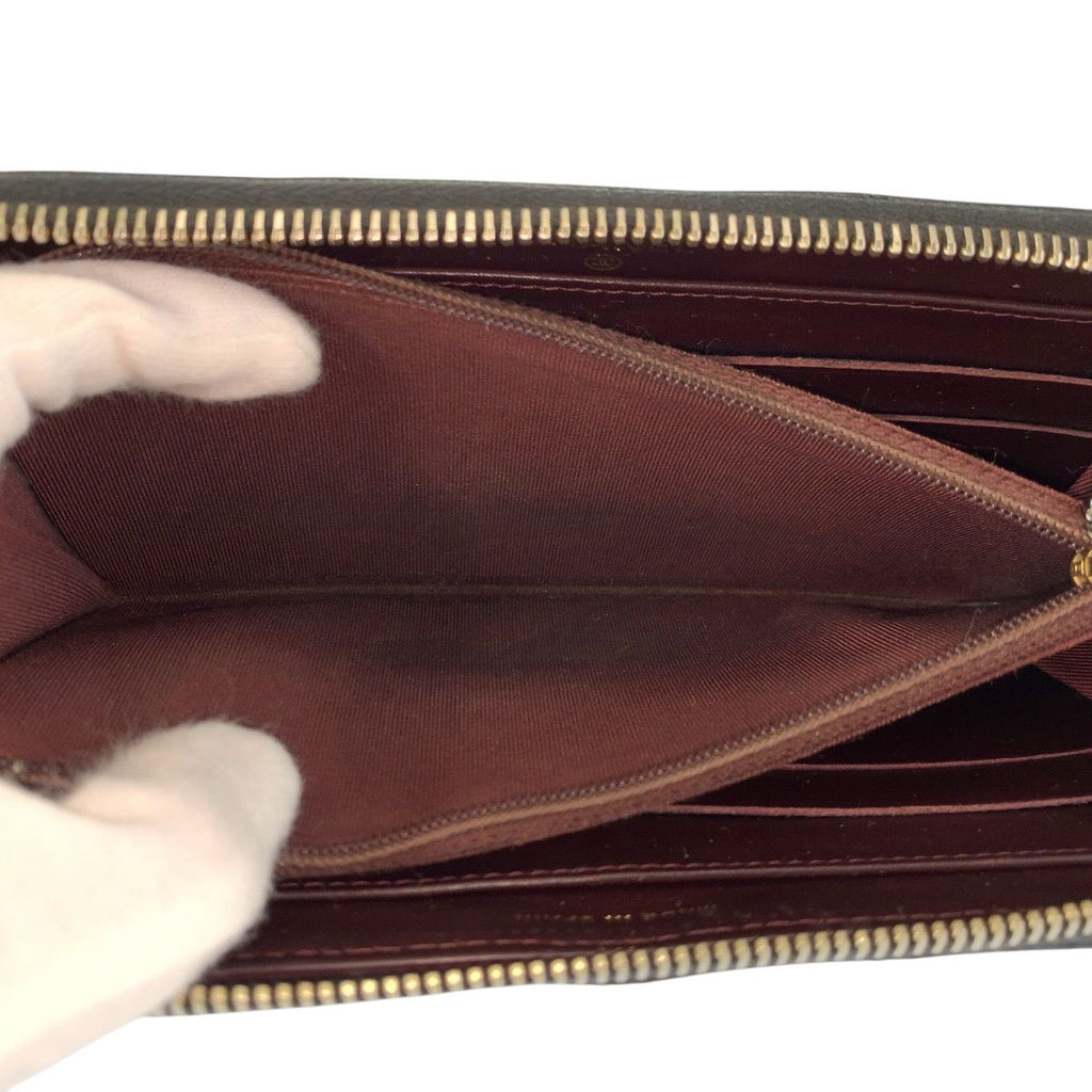 Chanel Quilted CC Logo Black Gold Leather Wallet — view 5