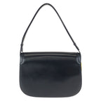 Gucci Vintage Black Gold Leather Shoulder — view 2
