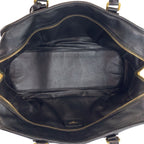 Loewe Amazona 36 Black Gold Leather Boston — view 8