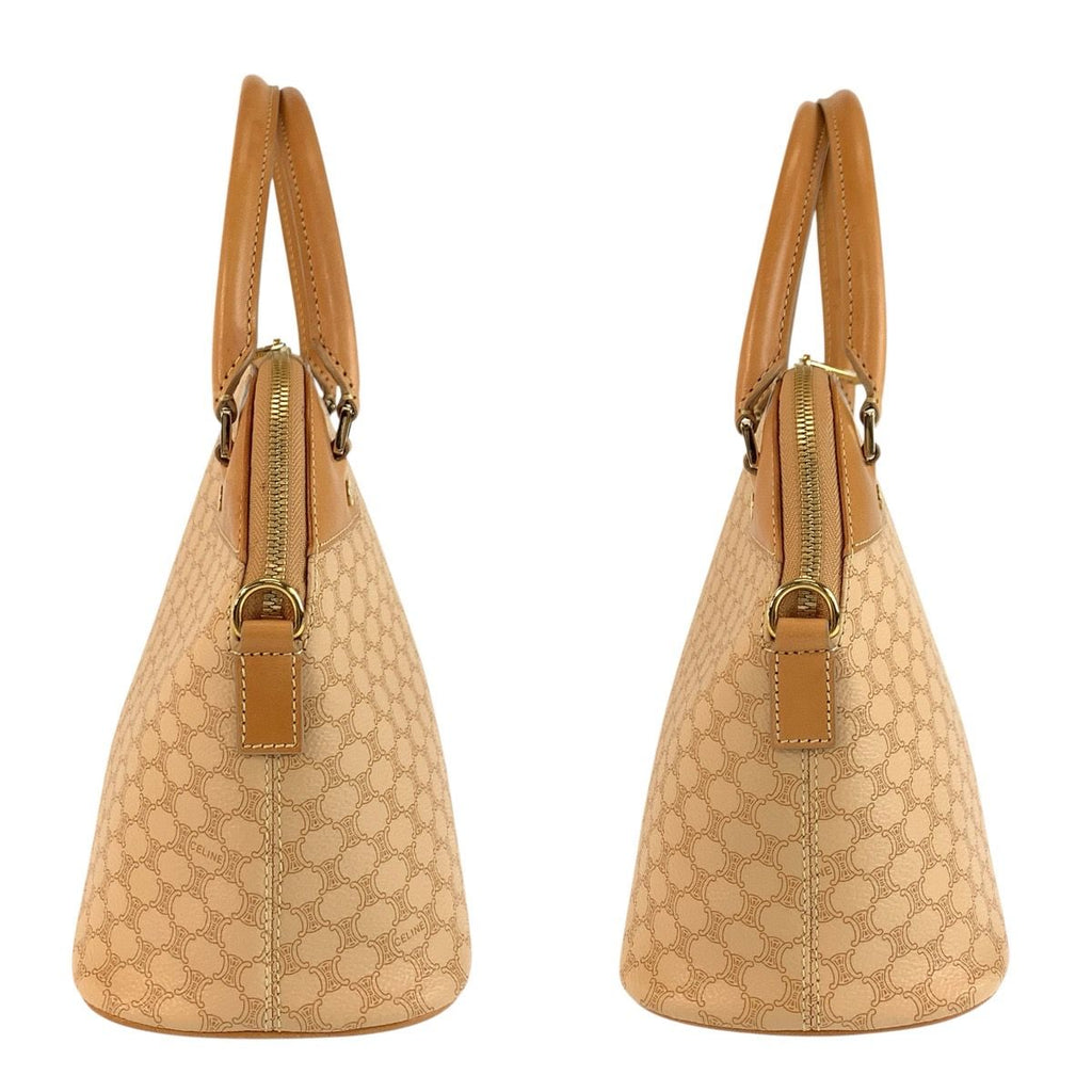 Celine Vintage Macadam Beige Camel 13 2-Way Shoulder — view 7