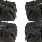 Gucci GG Canvas Mini Boston Bag Black — view 5
