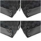 Gucci GG Canvas Mini Boston Bag Black — view 6