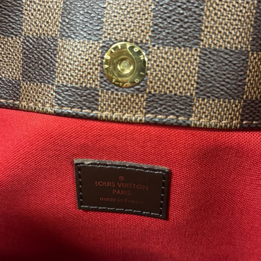 Louis Vuitton Blue Msbeli PM Damier Shoulder Bag Canvas Brown — view 8