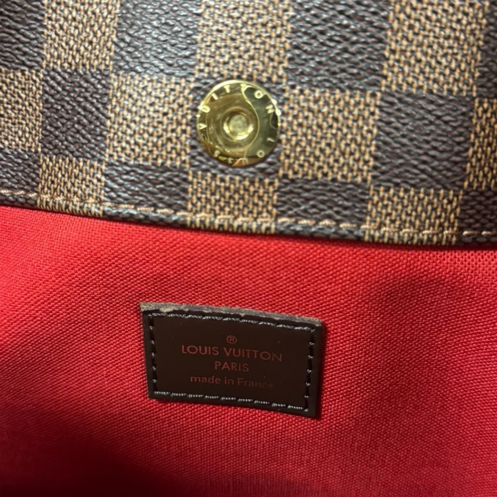Louis Vuitton Blue Msbeli PM Damier Shoulder Bag Canvas Brown — view 8