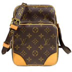 Louis Vuitton Amazon Monogram Shoulder Bag Canvas Brown