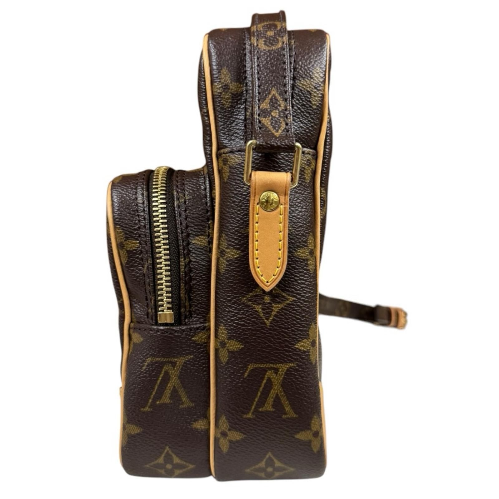 Louis Vuitton Amazon Monogram Shoulder Bag Canvas Brown — view 5