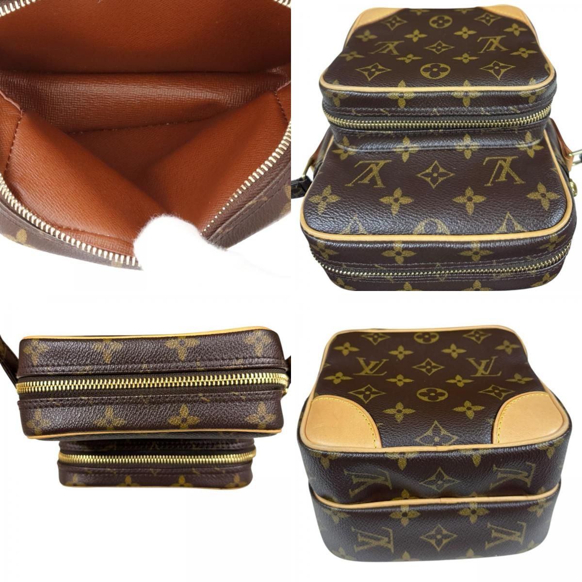 Louis Vuitton Amazon Monogram Shoulder Bag Canvas Brown — view 9