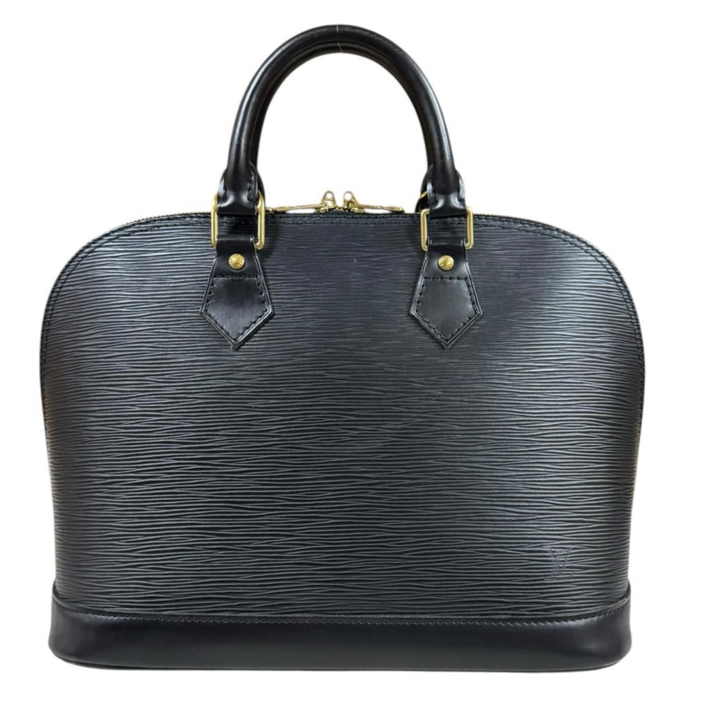 Louis Vuitton Alma Epi Handbag Black