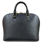 Louis Vuitton Alma Epi Handbag Black