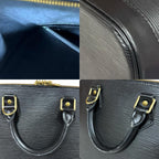 Louis Vuitton Alma Epi Handbag Black — view 9