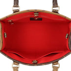 Louis Vuitton On The Go PM Monogram Giant Shoulder Bag Brown — view 7