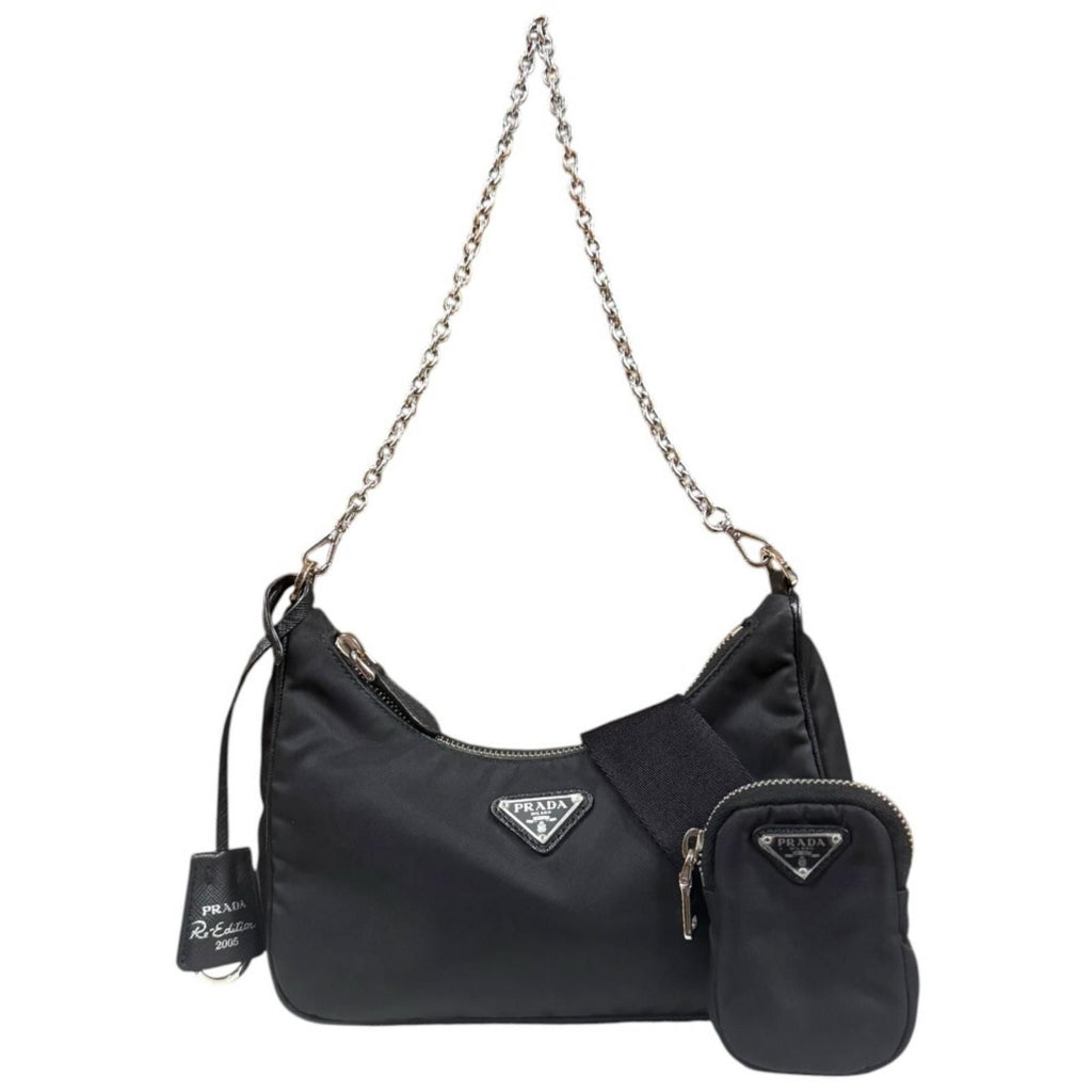 Prada Re Edition Shoulder Bag Nylon Black