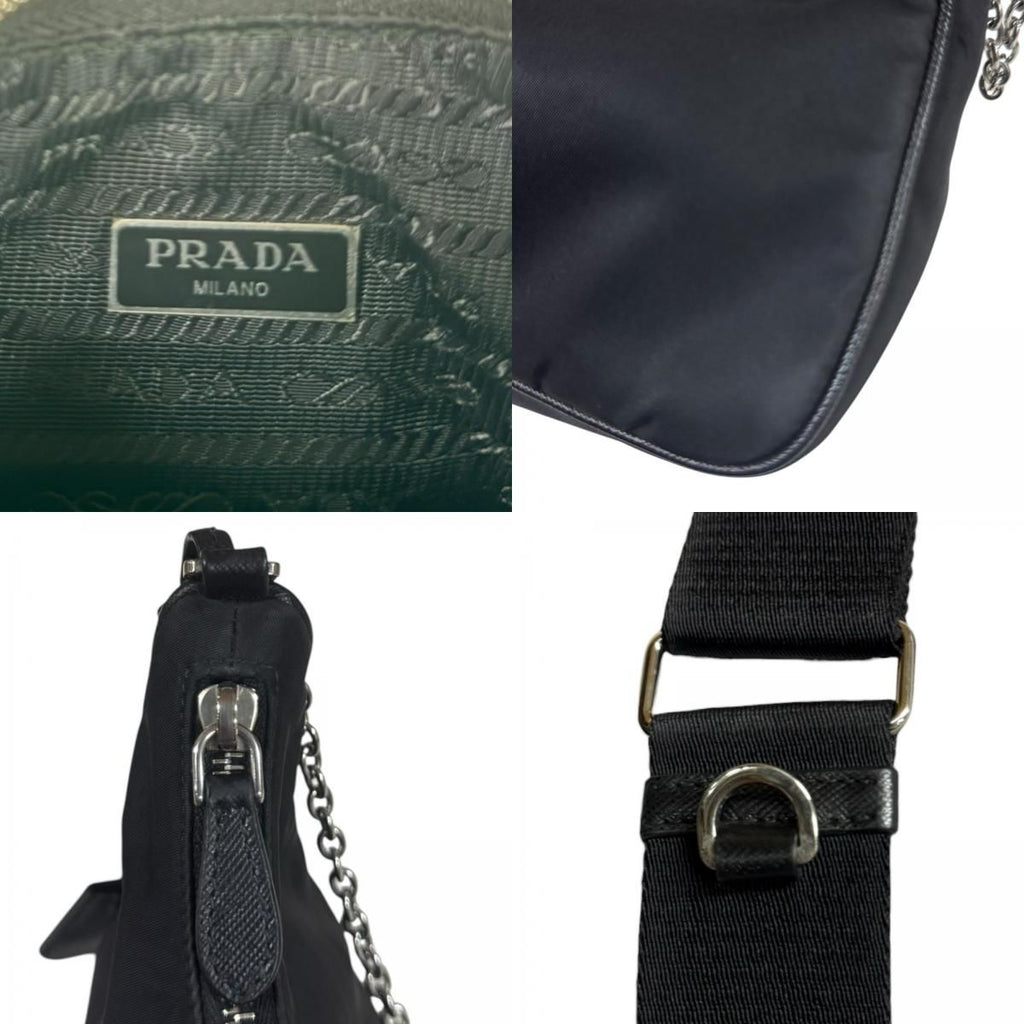 Prada Re Edition Shoulder Bag Nylon Black — view 9