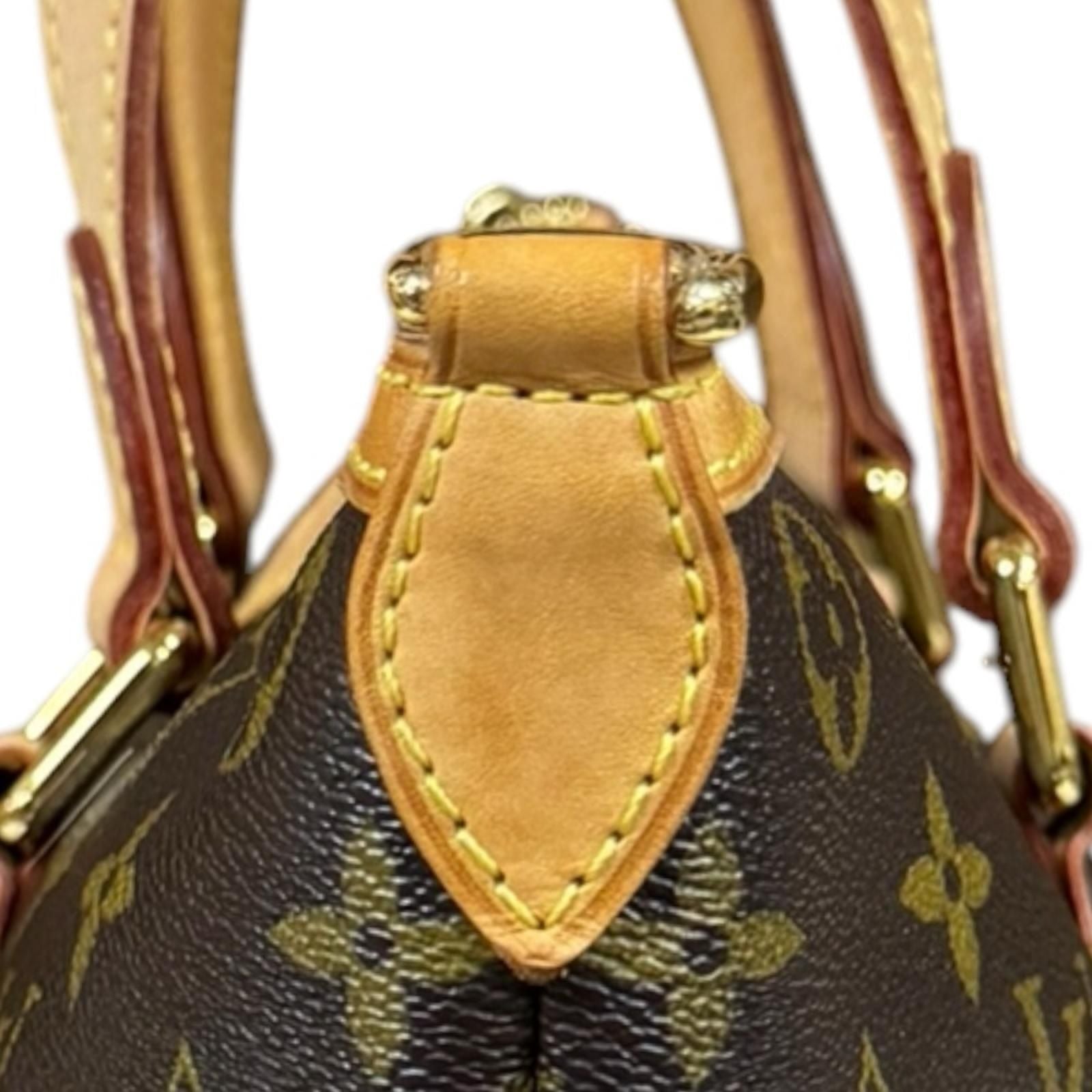 Louis Vuitton Palermo PM Monogram Shoulder Bag Canvas Brown — view 5