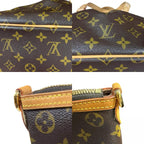Louis Vuitton Palermo PM Monogram Shoulder Bag Canvas Brown — view 9