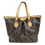 Louis Vuitton Palermo PM Monogram Shoulder Bag Canvas Brown — view 3